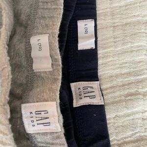 Girls gap cartwheel shorts 10 (l) navy/grey 2 set